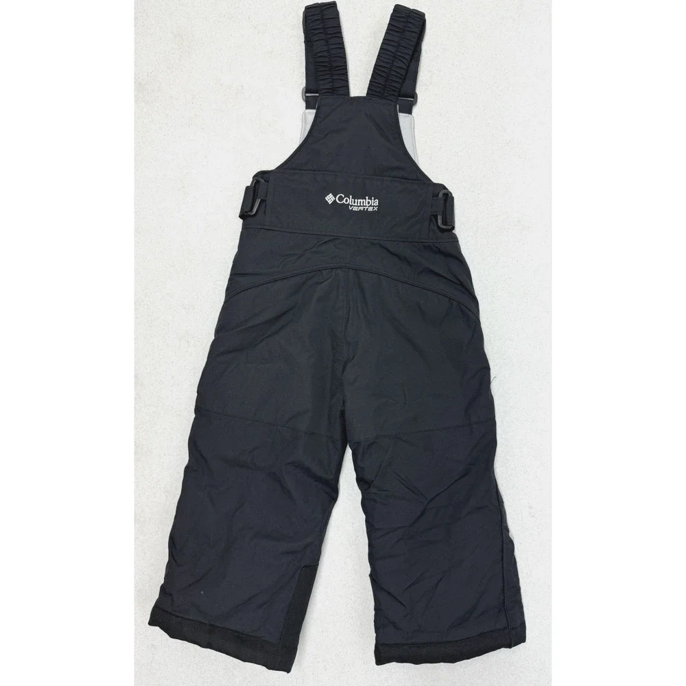 COLUMBIA Vertex Toddler 3T Black Nylon Insulated Bib Ski Snow Pants